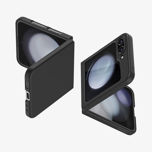 ACS06229 - Galaxy Z Flip 5 Case AirSkin in black showing the back